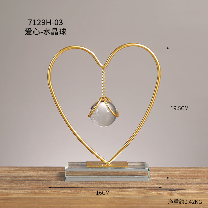 TEEK - Abstract Cabinet Crystal Ball Decor