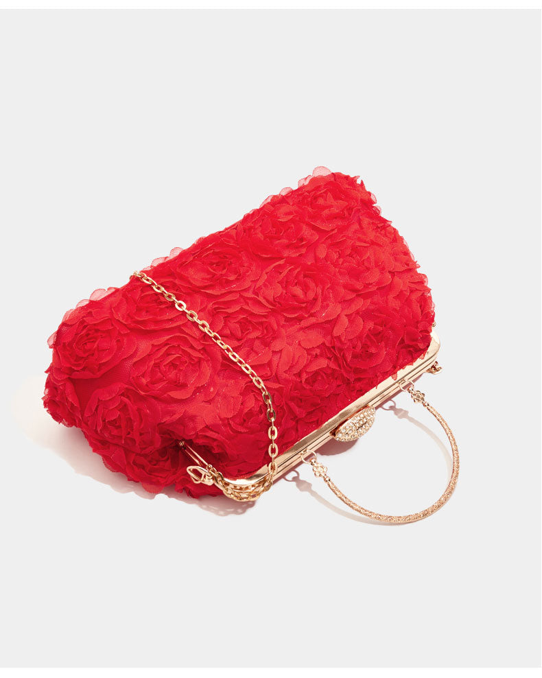 TEEK - Vintage Banquet Flower Handbag BAG theteekdotcom