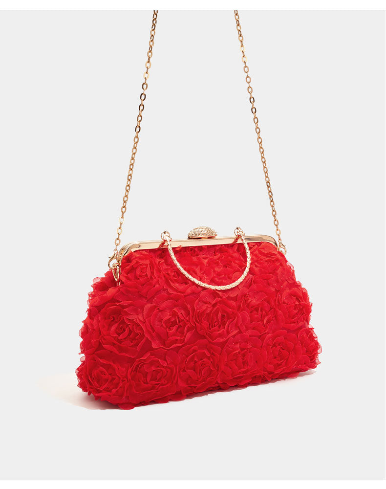 TEEK - Vintage Banquet Flower Handbag BAG theteekdotcom