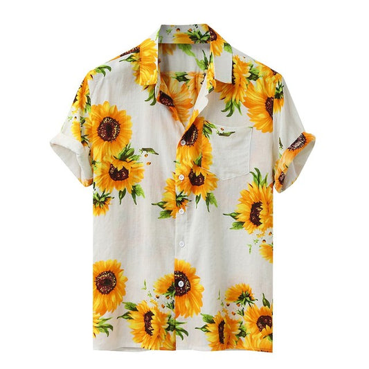 TEEK - Son of Sunflowers Shirt TOPS theteekdotcom white S