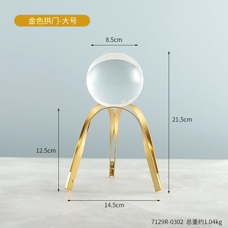 TEEK - Abstract Cabinet Crystal Ball Decor
