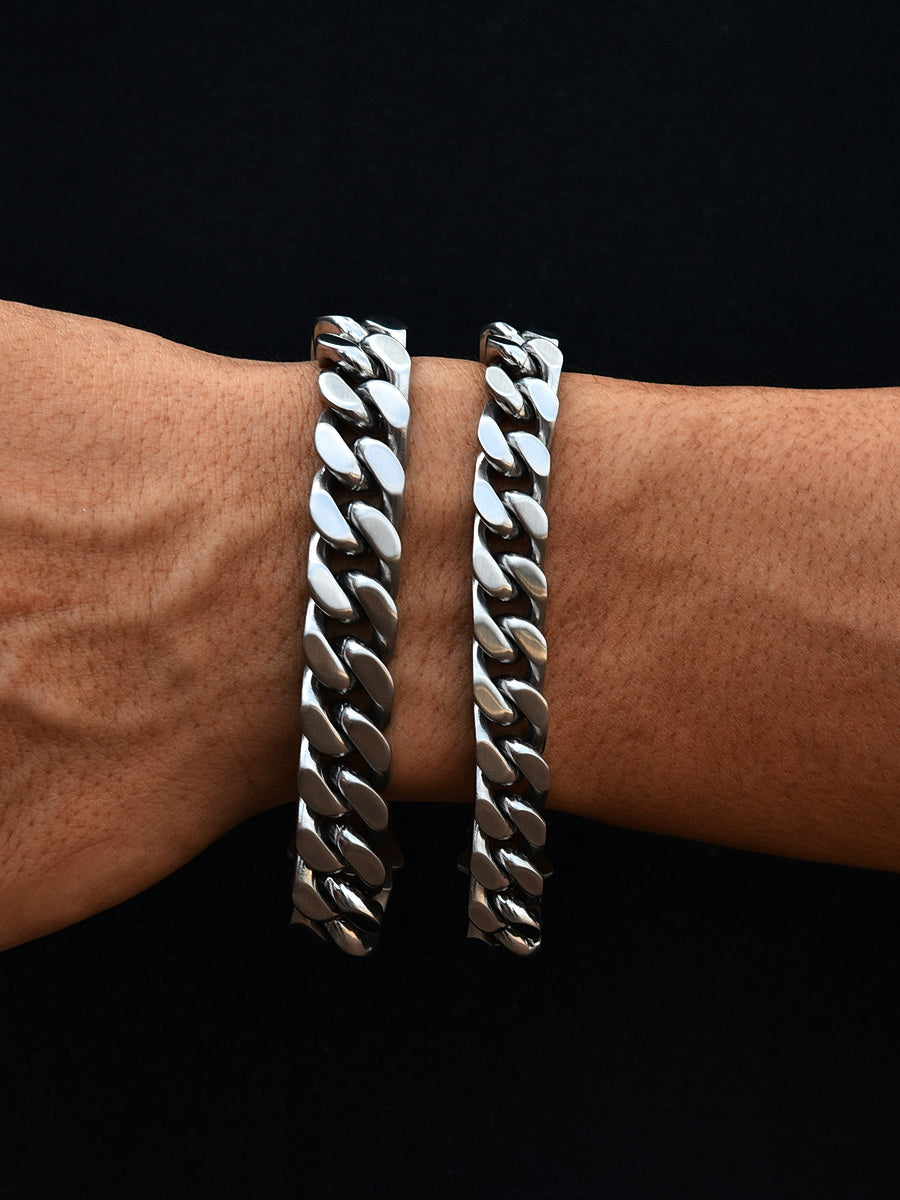 TEEK - Mens Cuban Linked Chain Bracelet JEWELRY theteekdotcom