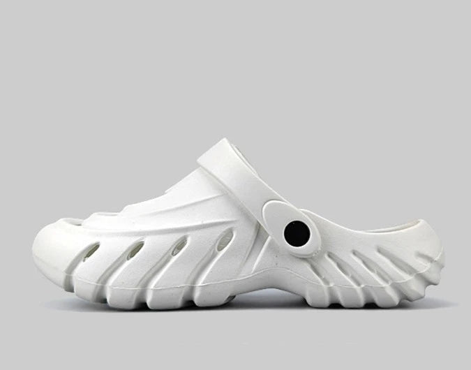 TEEK - Mens Breathable Odorless Non Slip Slippers SHOES theteekdotcom 7 003 White