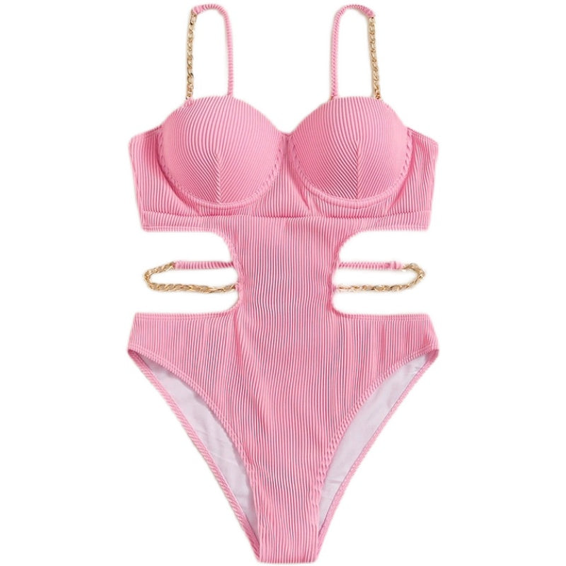 TEEK - Open Waist Underwire One-Piece Swimsui SWIMWEAR theteekdotcom