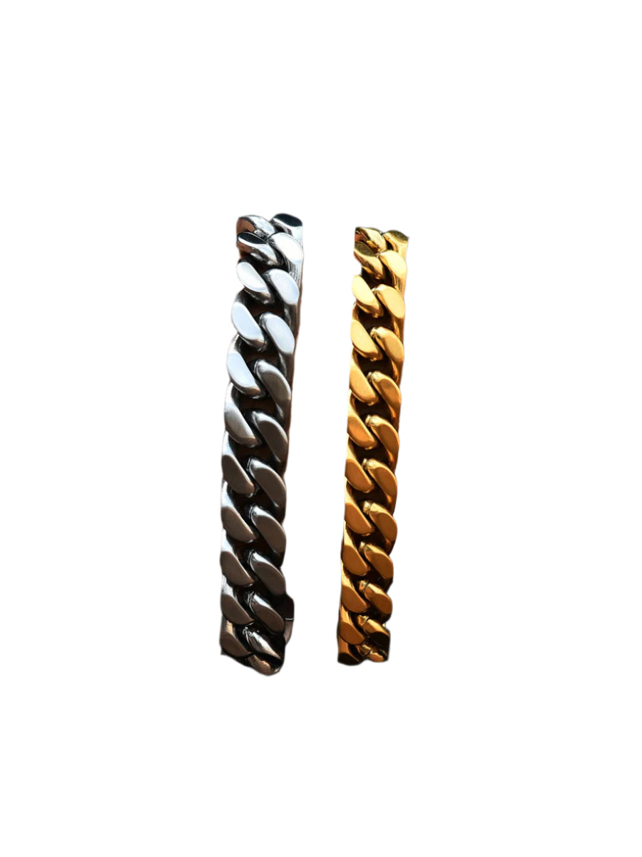 TEEK - Mens Cuban Linked Chain Bracelet JEWELRY theteekdotcom