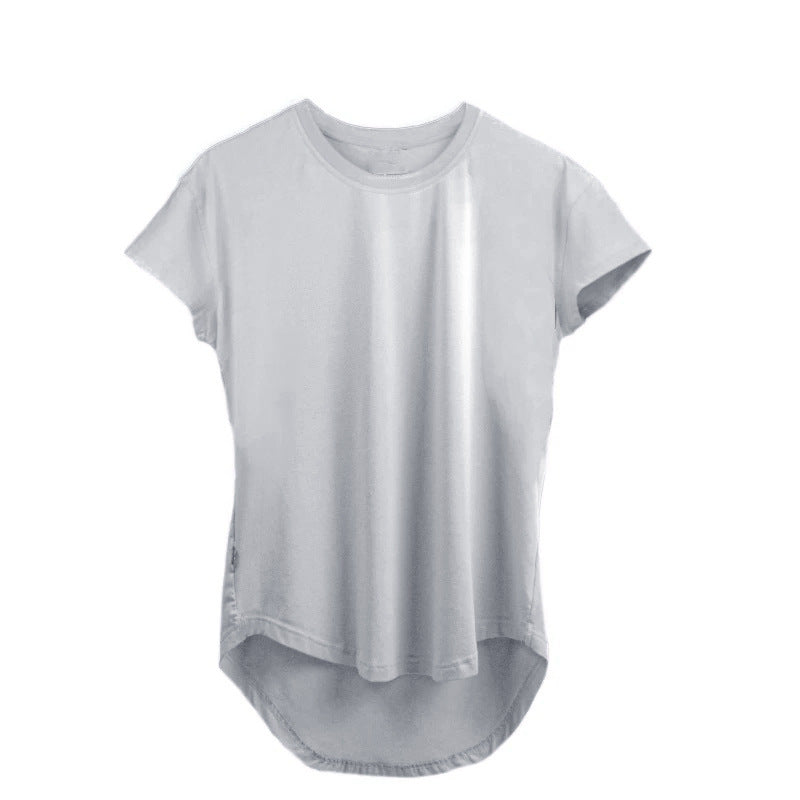 TEEK - Moisture Wicking Cotton Short-Sleeved T-shirt TOPS theteekdotcom Light Gray M
