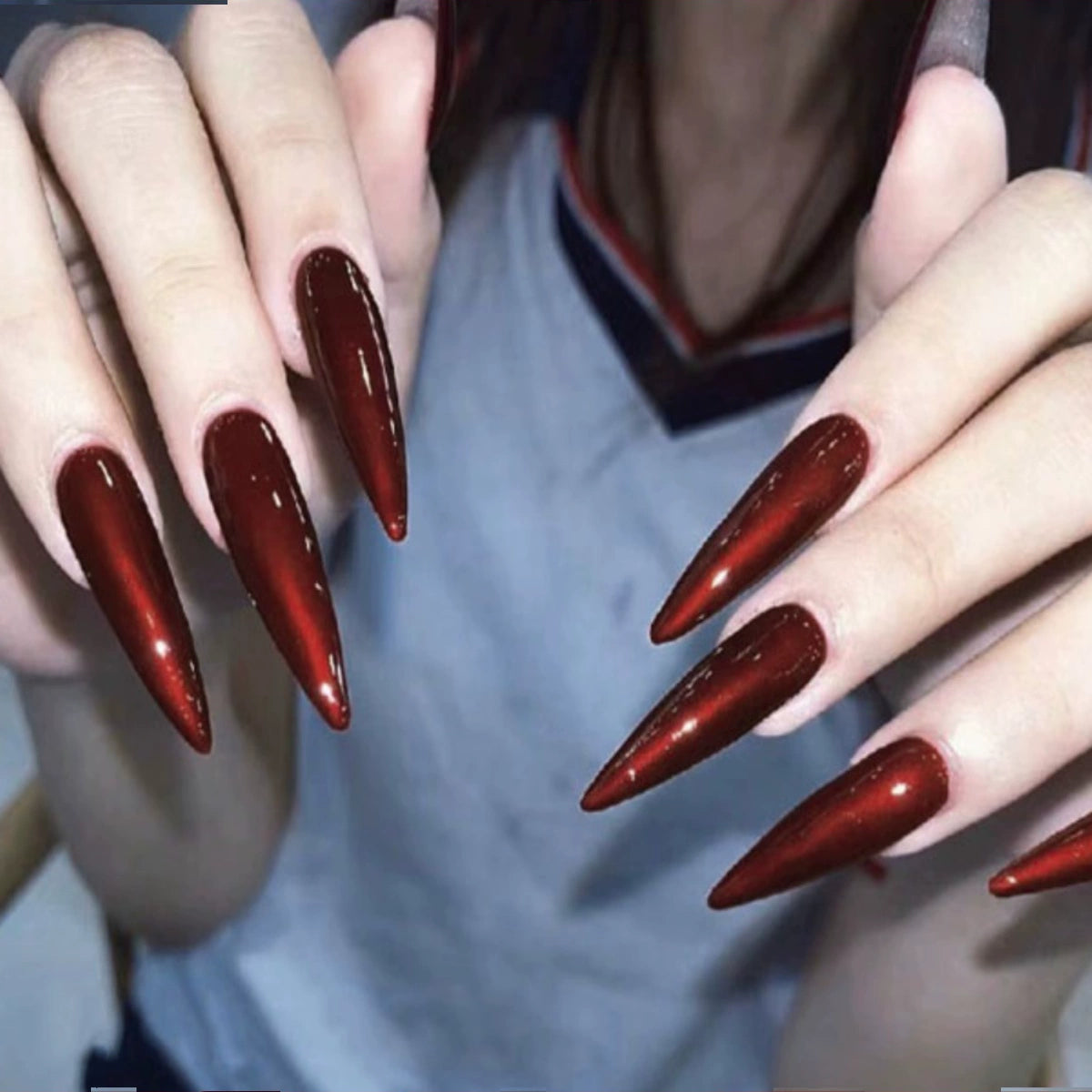 TEEK - Pointed Nail False Nail Set NAIL ART theteekdotcom