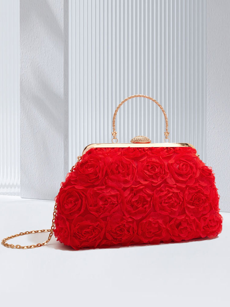 TEEK - Vintage Banquet Flower Handbag BAG theteekdotcom