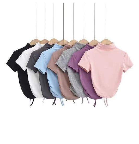 TEEK - Bottom Back Drawstring Top TOPS theteekdotcom