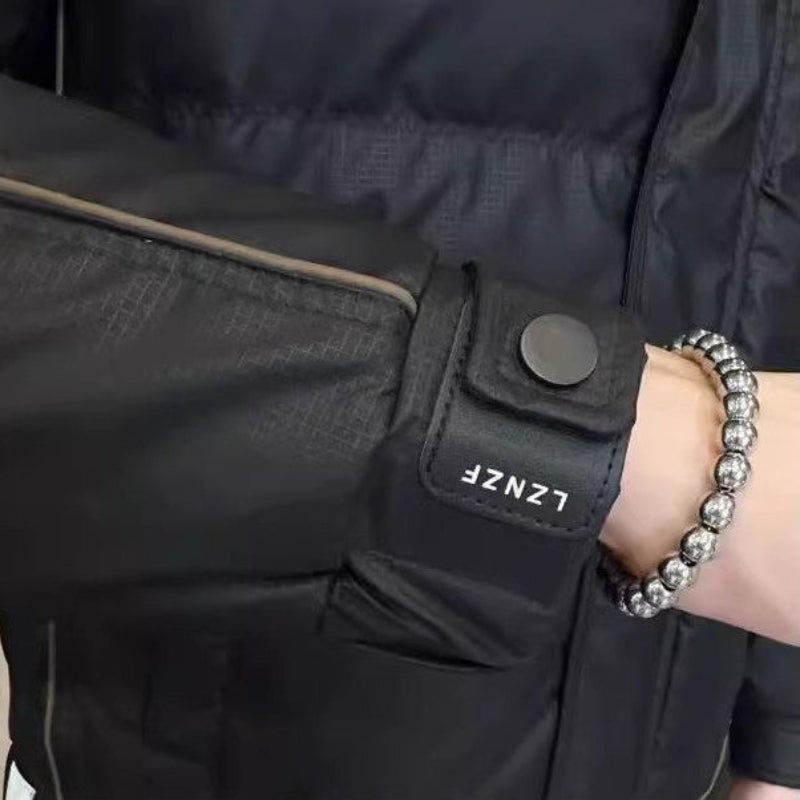 TEEK - Mens High Collar Zipper Puffy Jacket JACKET TEEK 1TFY