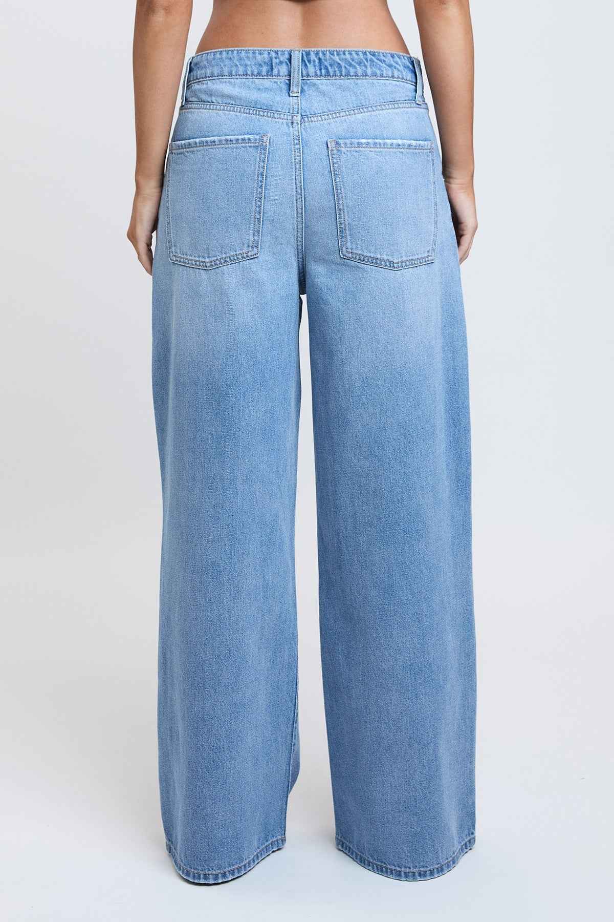 TEEK - Womens Relaxed Extra Baggy Wide Leg Jeans JEANS TEEK YMJ