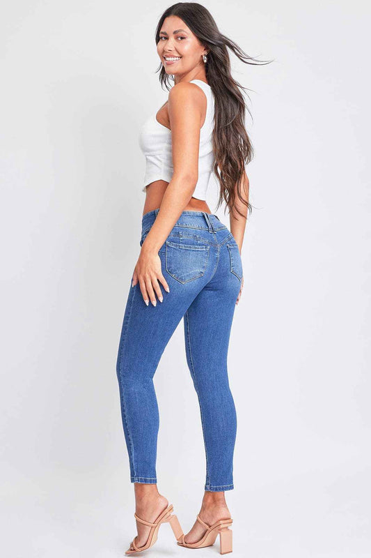 Women's 3 Button Sustainable WannaBettaButt Skinny Jeans