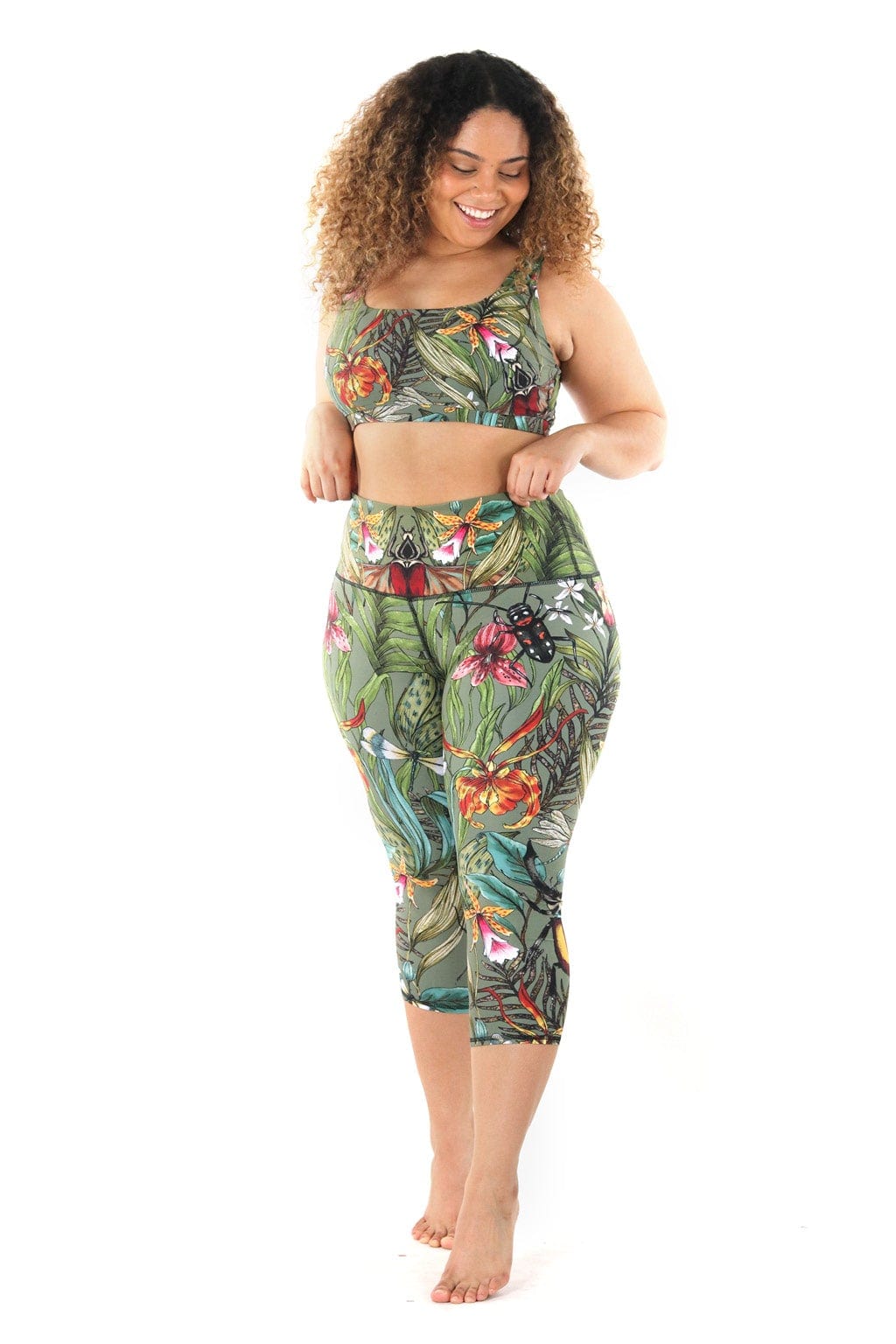TEEK - Capri Legging - Green Thumb PANTS TEEK YD