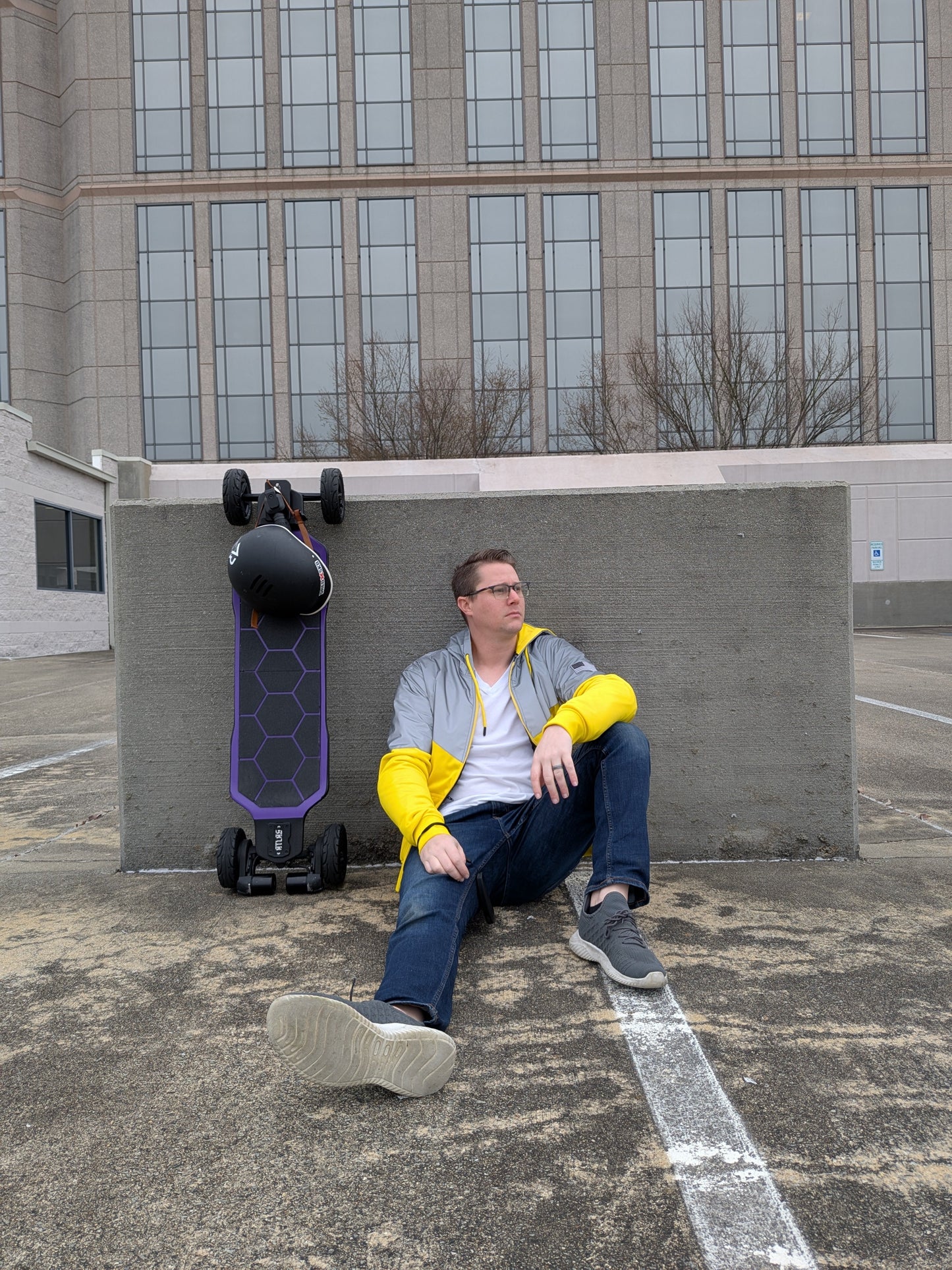 TEEK - Mens Ultra Reflective Padded Hoodie Yellow Eclipse JACKET TEEK BR