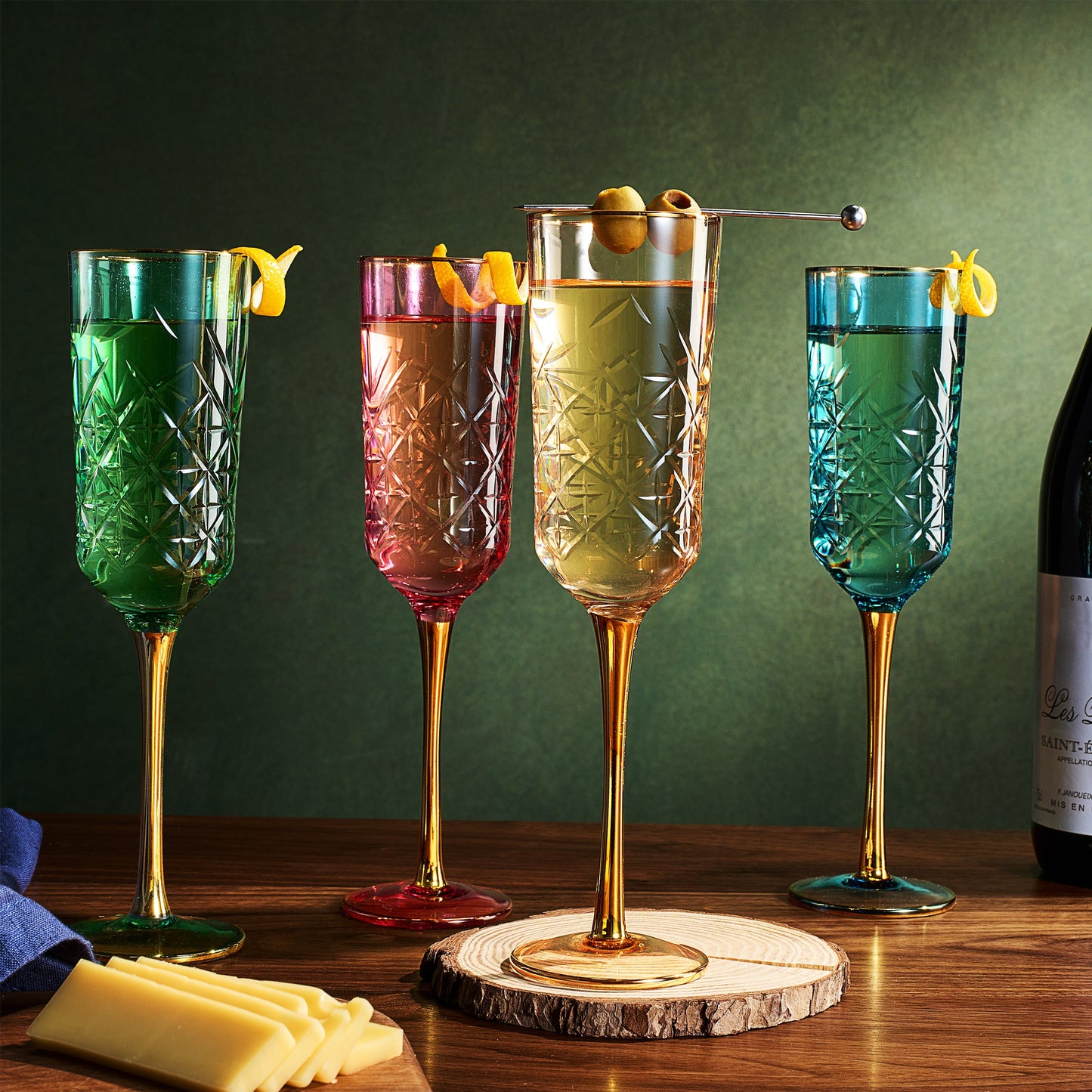 TEEK - Duomo Champagne Flute Glassware Set HOME DECOR TEEK KS