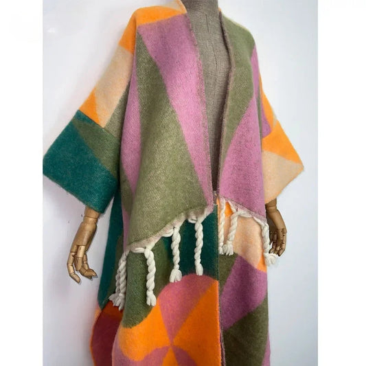 TEEK - Tassel Kaftan Shawl SHAWL theteekdotcom