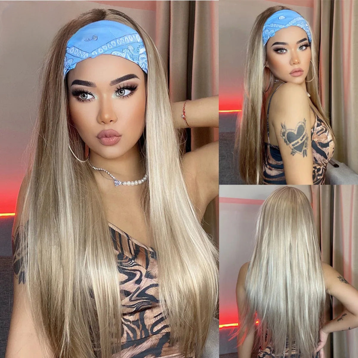 TEEK - Curly Headband Synthetic Wig HAIR theteekdotcom HB005-1