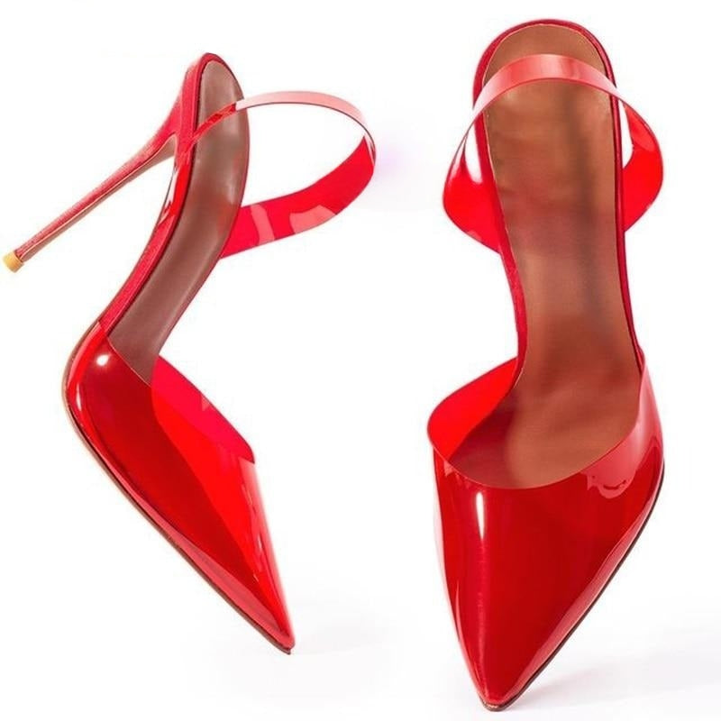 TEEK - Delicious PVC Slingback Heels | Various Colors SHOES theteekdotcom