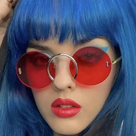 TEEK - Rimless Ronda Round Sunglasses EYEGLASSES theteekdotcom