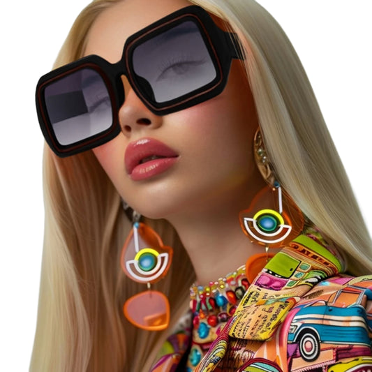 TEEK - Oversized Luxury Square Sunglasses EYEGLASSES theteekdotcom