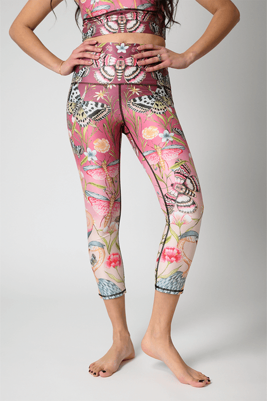 TEEK - Capri Legging - Pretty in Pink PANTS TEEK YD