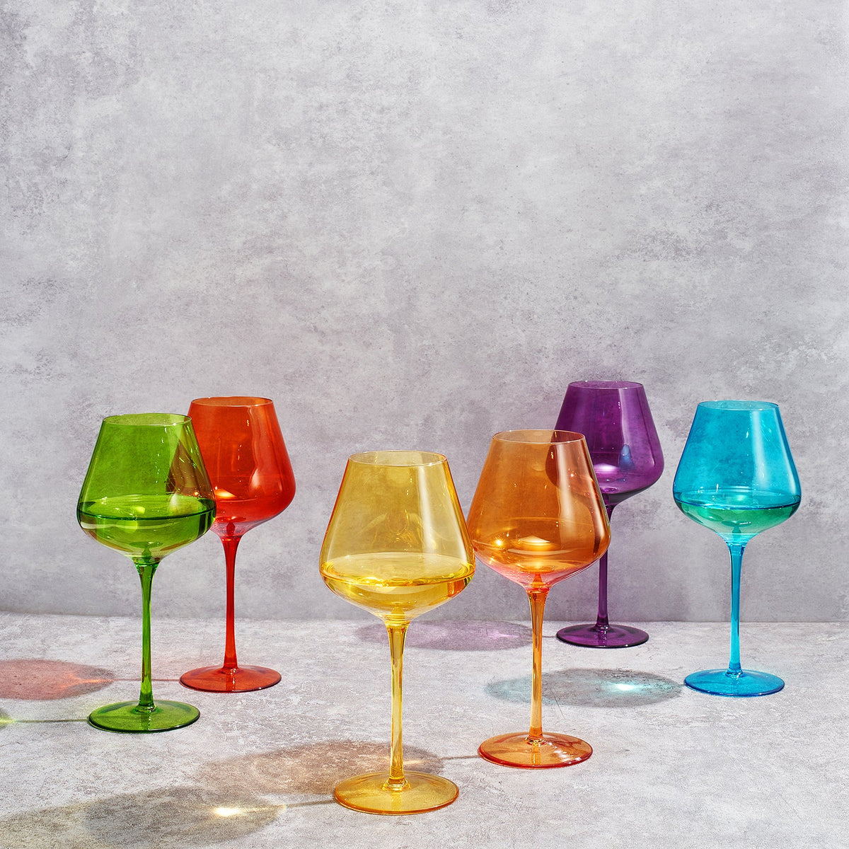 TEEK - Stagioni Stemmed Wine Glassware Set | Pride HOME DECOR TEEK KS