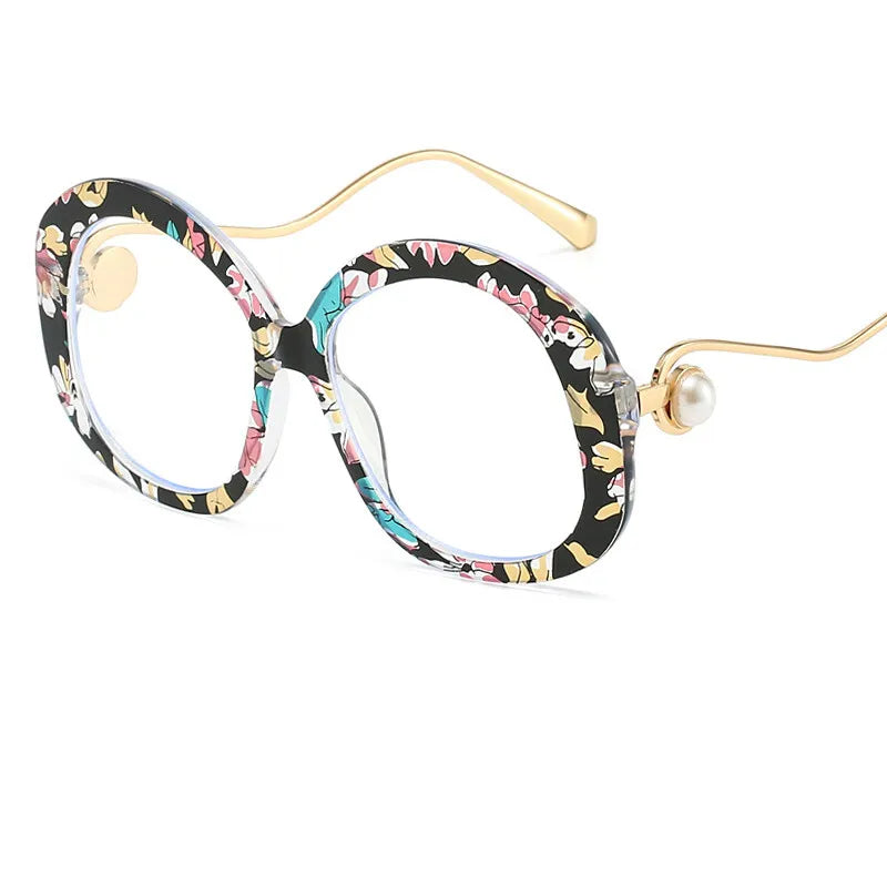 TEEK - Anti Blue Light Elegant Pearl Reading Glasses EYEGLASSES theteekdotcom Flower +4.00