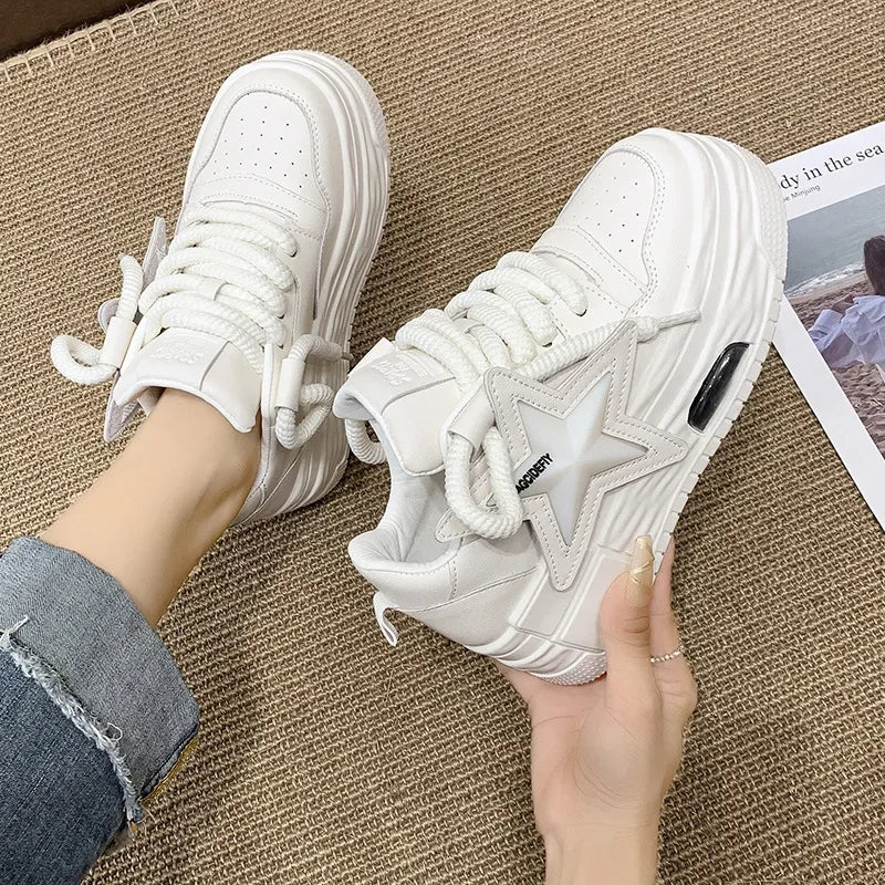 TEEK - Topped Off Platform Canvas Sneakers SHOES theteekdotcom