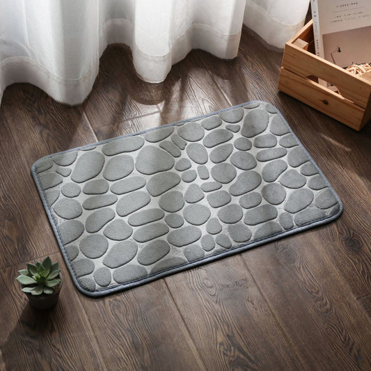 TEEK - Super Absorbent Bath Area Mats RUG theteekdotcom E-Grey 40x60cm/15.7x23.6in