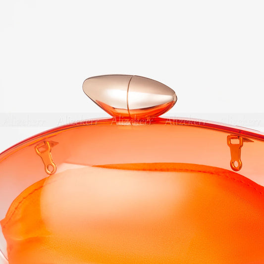 TEEK - Transparent Acrylic Evening Graduated Clutch BAG theteekdotcom