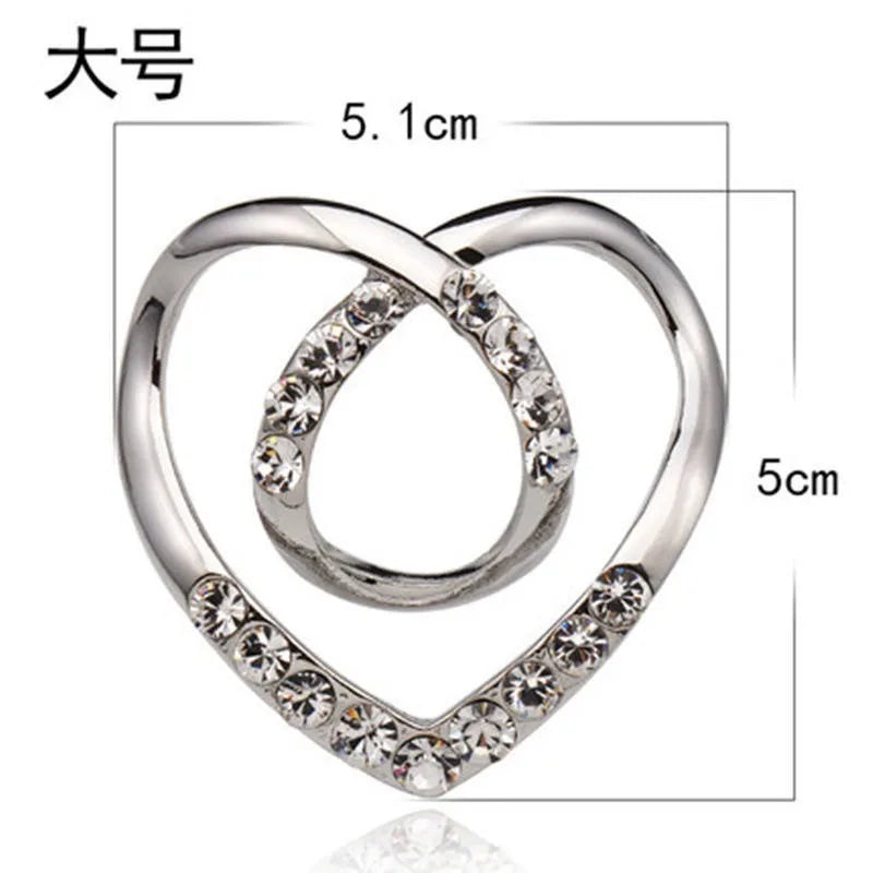 TEEK - Dual Purpose Love Scarf Corner Knot JEWELRY TEEK Silver Large
