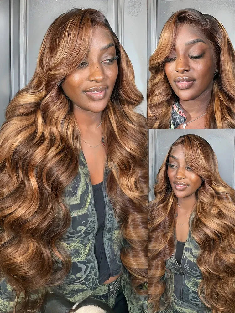 TEEK - 427 Highlight Ombre Body Wave Wig HAIR theteekdotcom