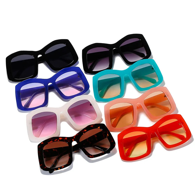 TEEK - FRFR Big Square Gradient Shades EYEGLASSES theteekdotcom