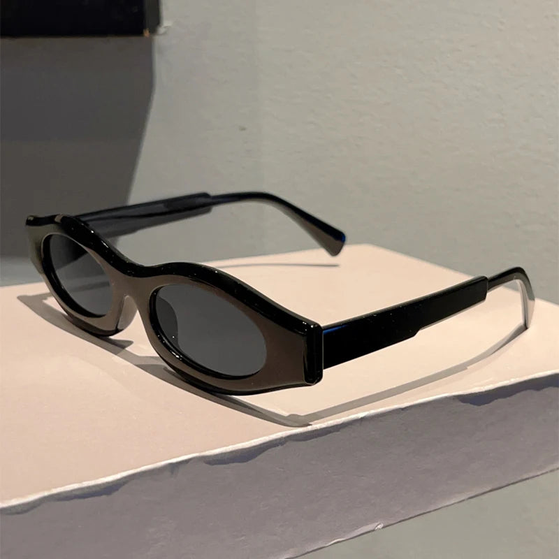 TEEK - Oval Candy Color Shades EYEGLASSES theteekdotcom black grey
