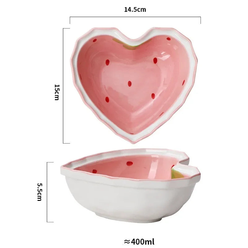 TEEK - Strawberry Spoon Bowl Combo HOME DECOR theteekdotcom