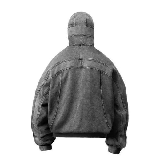 TEEK - Mens Punk Ninja Zipper Eye Sweatshirt TOPS theteekdotcom