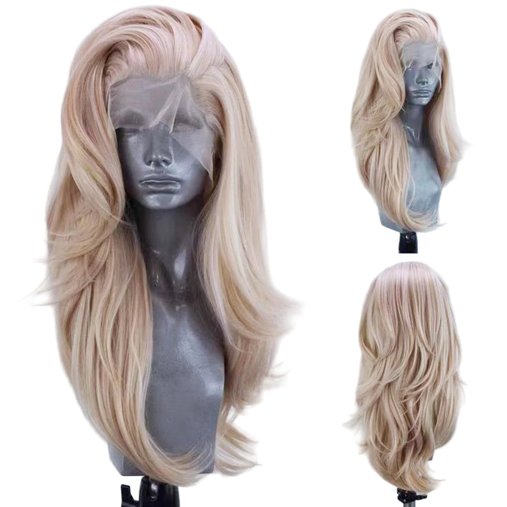 TEEK - Blonde Long Natural Wave Synthetic Wig HAIR theteekdotcom