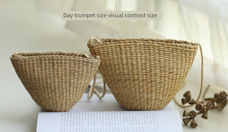 TEEK - Zipped Cup Straw Bags BAG theteekdotcom