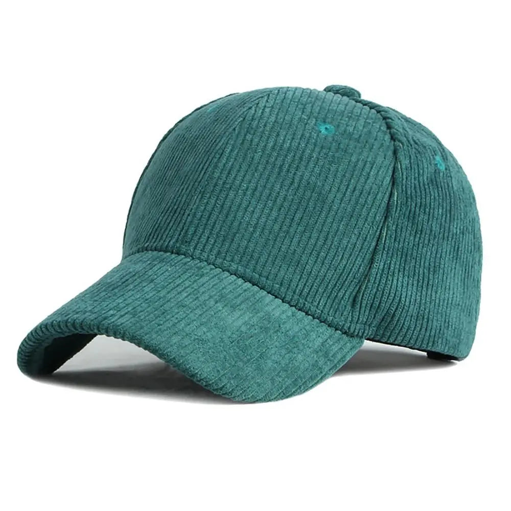 TEEK - Adjustable Corduroy Baseball Cap HAT theteekdotcom Green