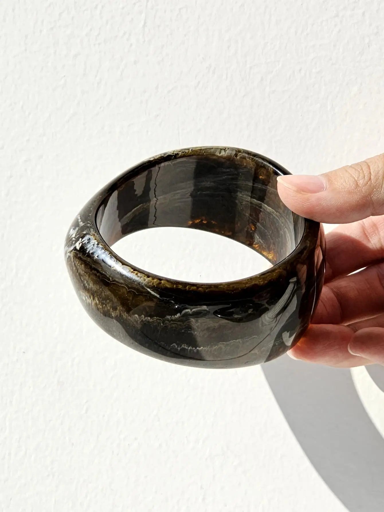 TEEK - Black Brown Smudge Bracelet JEWELRY theteekdotcom D