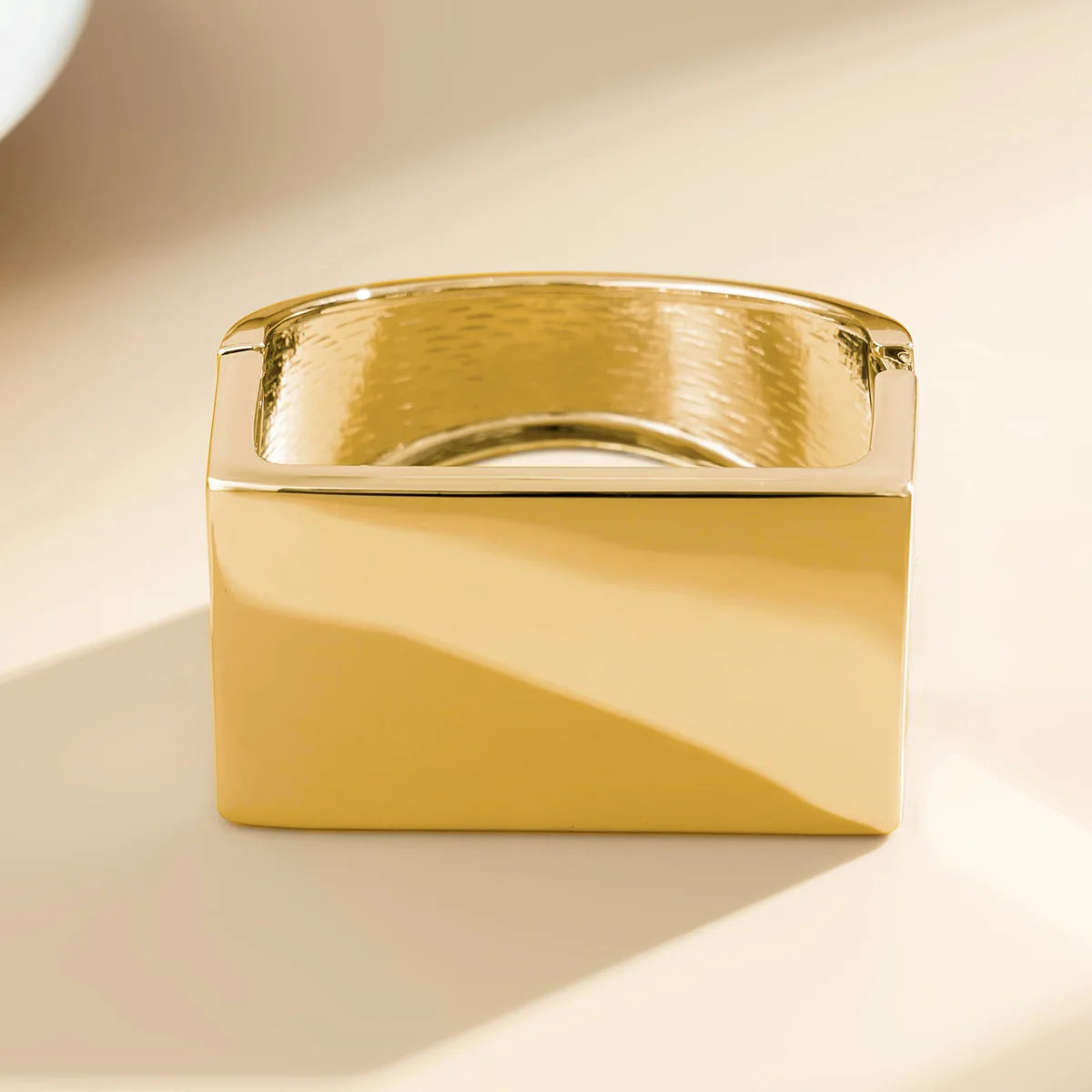 TEEK - Styled Geometric Bangle Bracelet JEWELRY theteekdotcom gold 2387