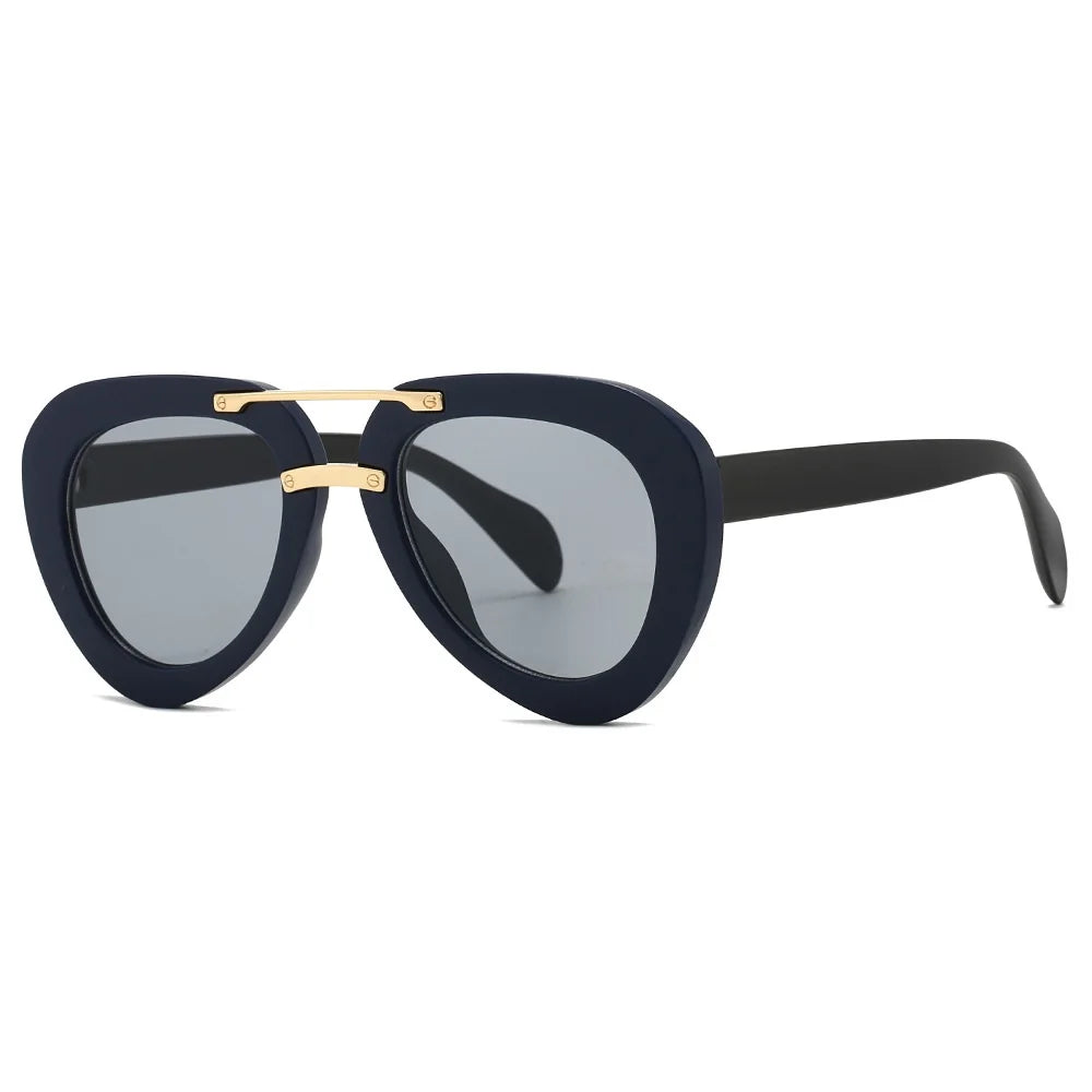 TEEK - Black Travel Vintage Sunglasses EYEGLASSES theteekdotcom blue grey