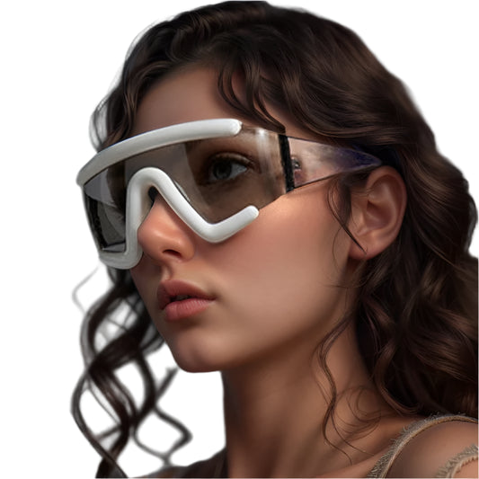 TEEK - Punk One-Piece Shield Sunglasses EYEGLASSES theteekdotcom