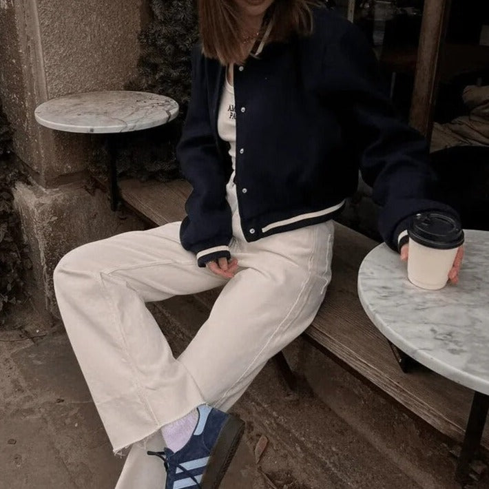 TEEK - Baseball Style Button Jacket theteekdotcom