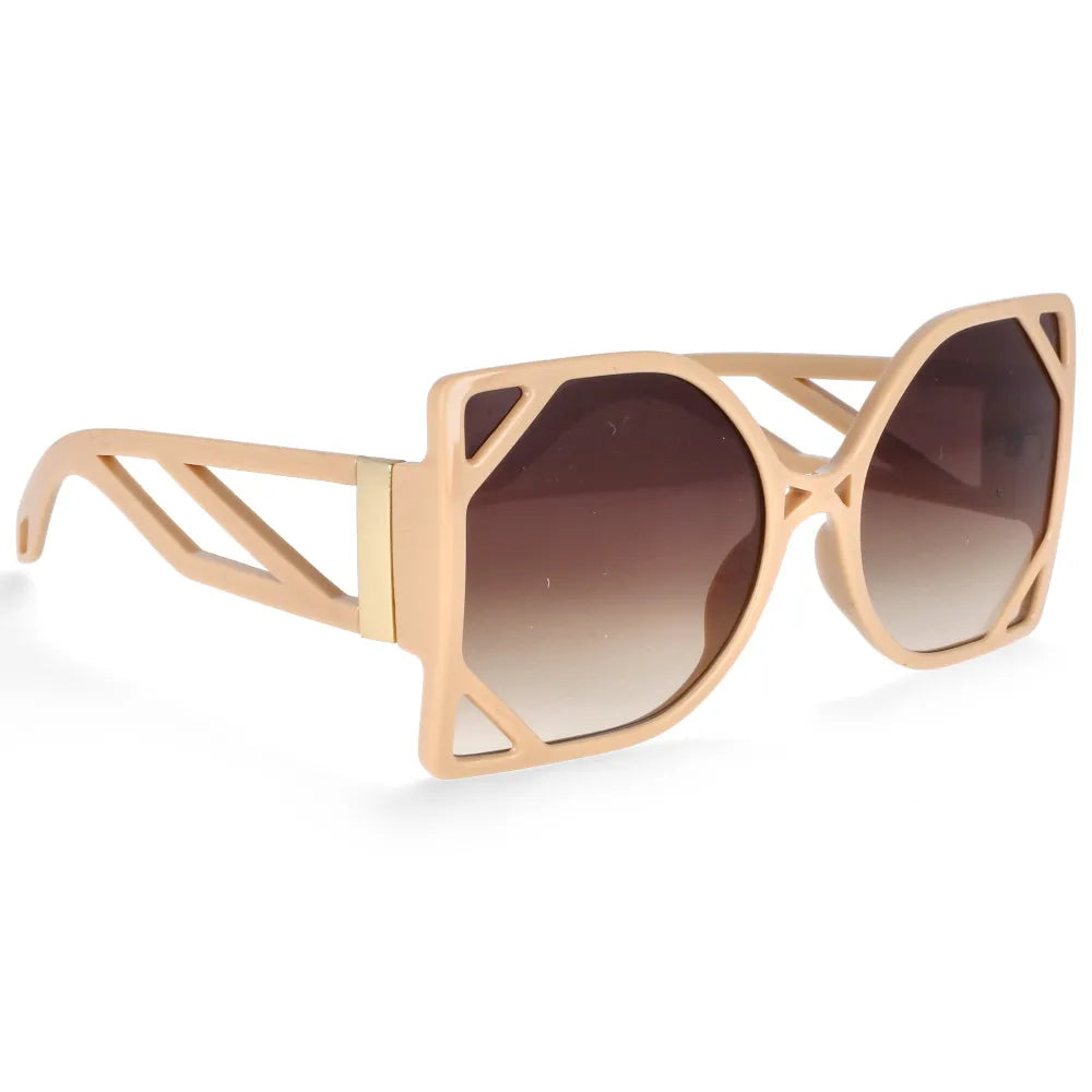 TEEK - Big Square Retro Windows Sunglasses EYEGLASSES theteekdotcom C5Tea