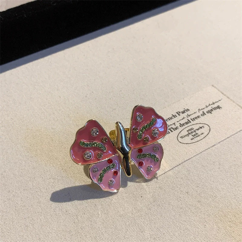 TEEK - Rhinestone Insect Ring