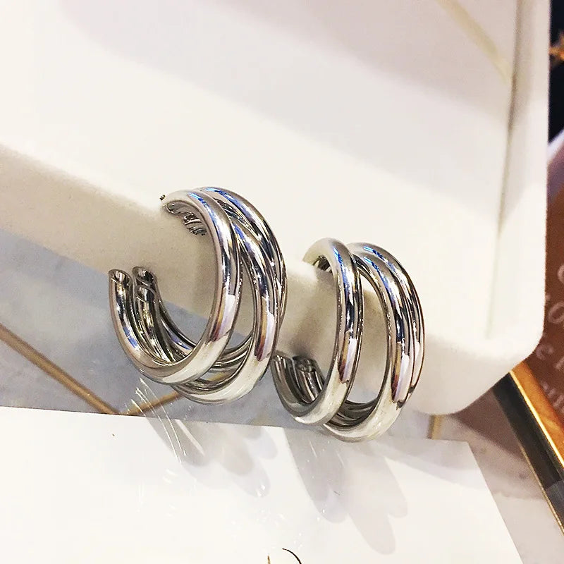 TEEK - Assorted Minimalist Hoop Earrings JEWELRY theteekdotcom 6