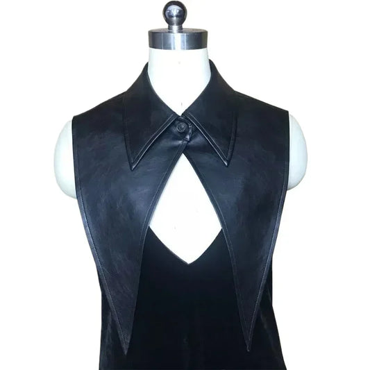 TEEK - Detachable Flat Dickey Long Lapel Collar COLLAR theteekdotcom