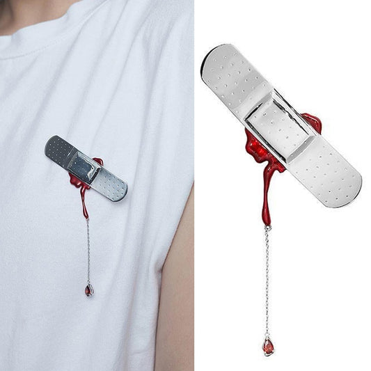 TEEK - Bleeding Bandage Brooch JEWELRY theteekdotcom