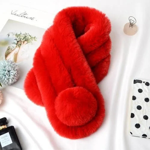 TEEK - Faux Fur Plugged Collar Scarf SCARF theteekdotcom 2